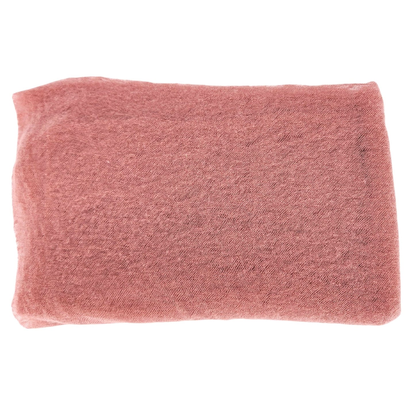 Blush Pink Small Cashmere Plain Scarf