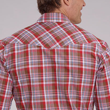 Red/Brown Plaid | Roper Mens