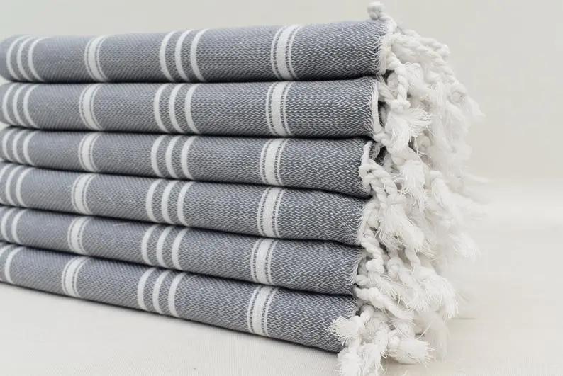 Hand Towel - 100% Natural Turkish Premium Quality - Monaco