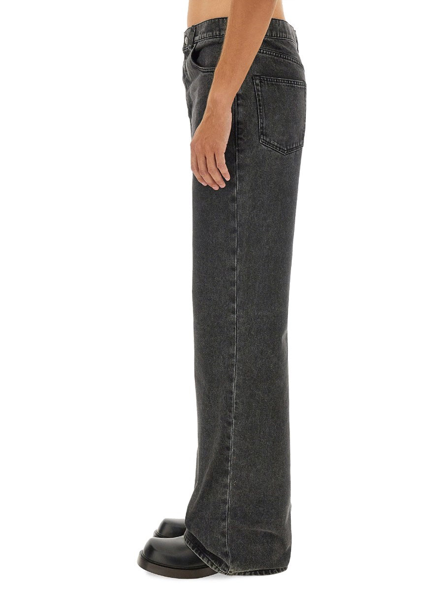 Baggy Jeans in Washed Grey