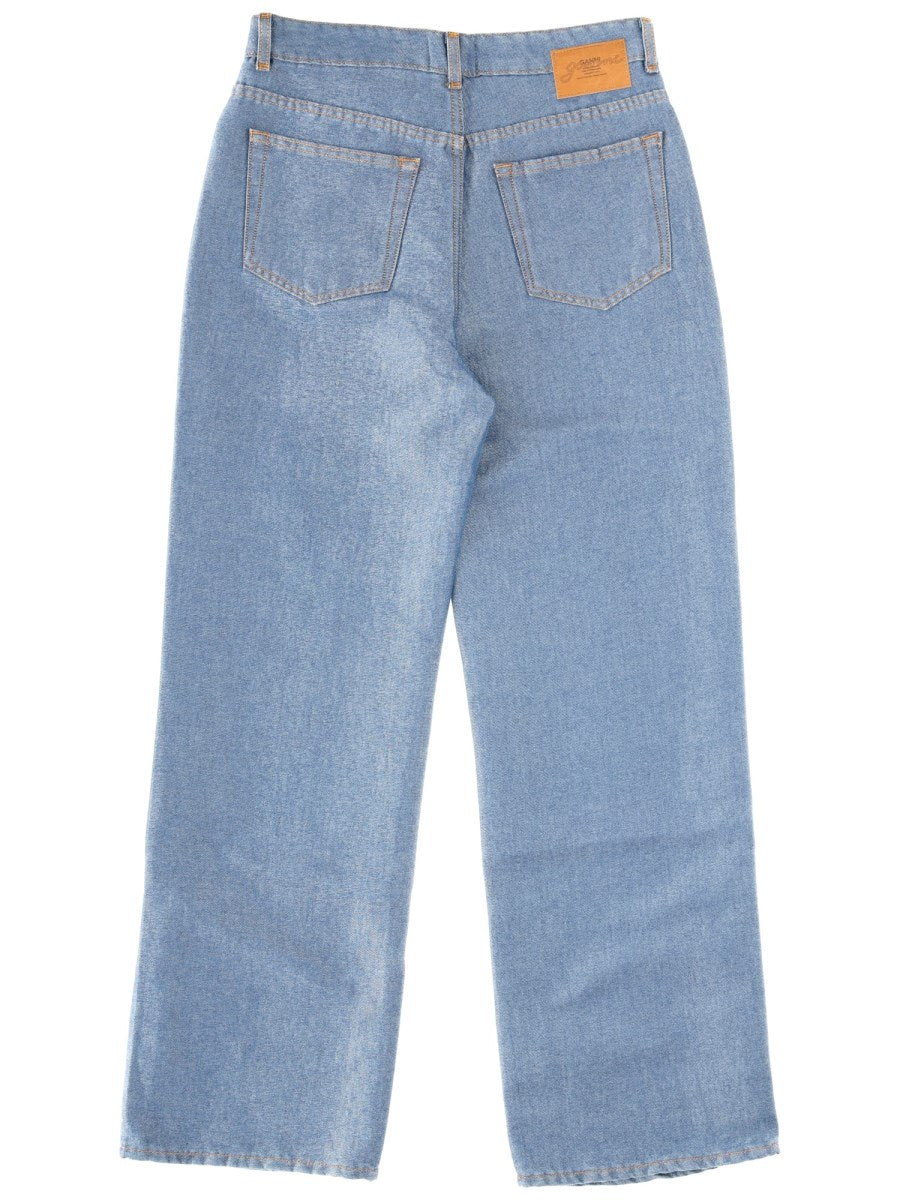 Wide Jeans in Light Blue