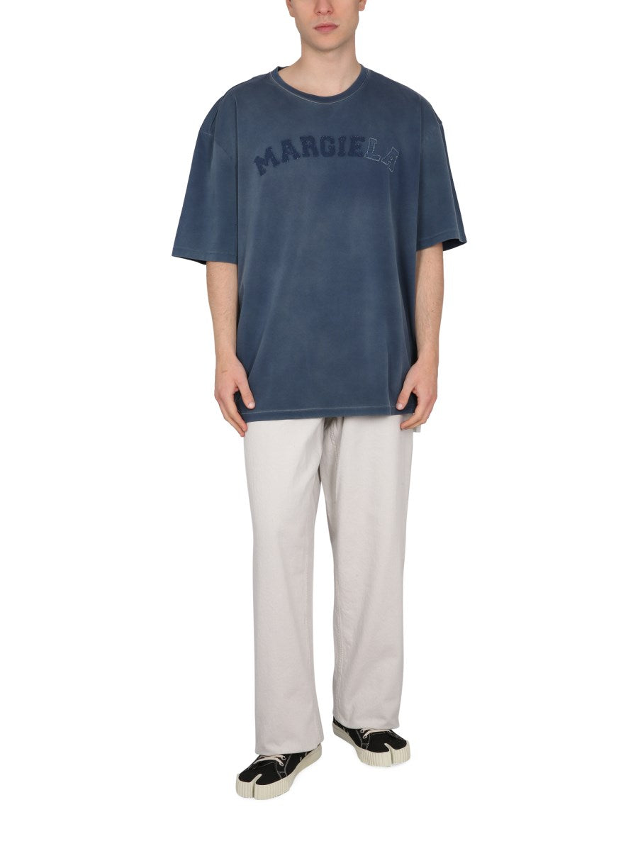 Selvedge Wide Jeans in White