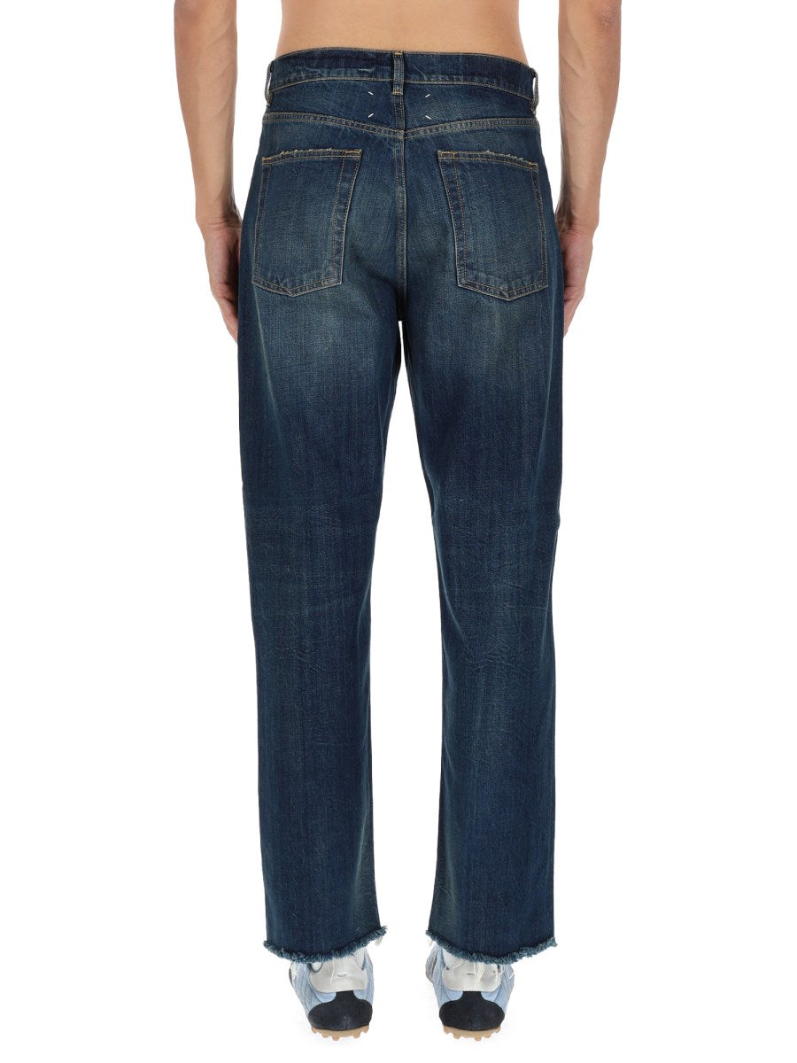 Five-Pocket Jeans in Dark Blue