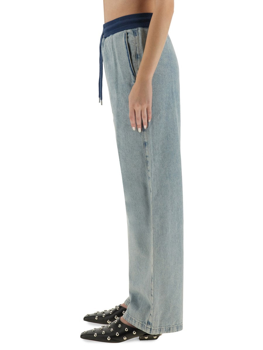 Wide Leg Denim Jeans
