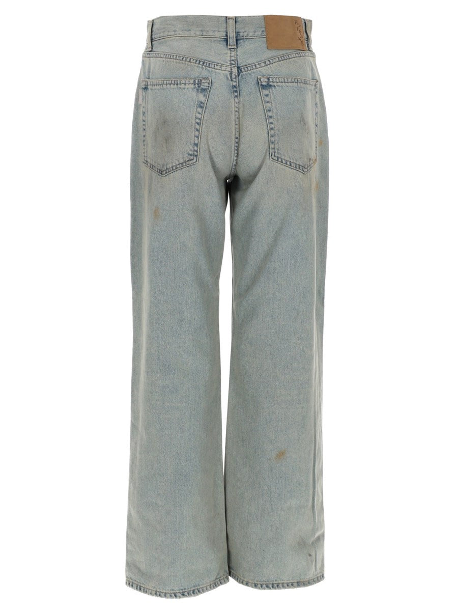 Korea Wide Jeans in Dirty Wash