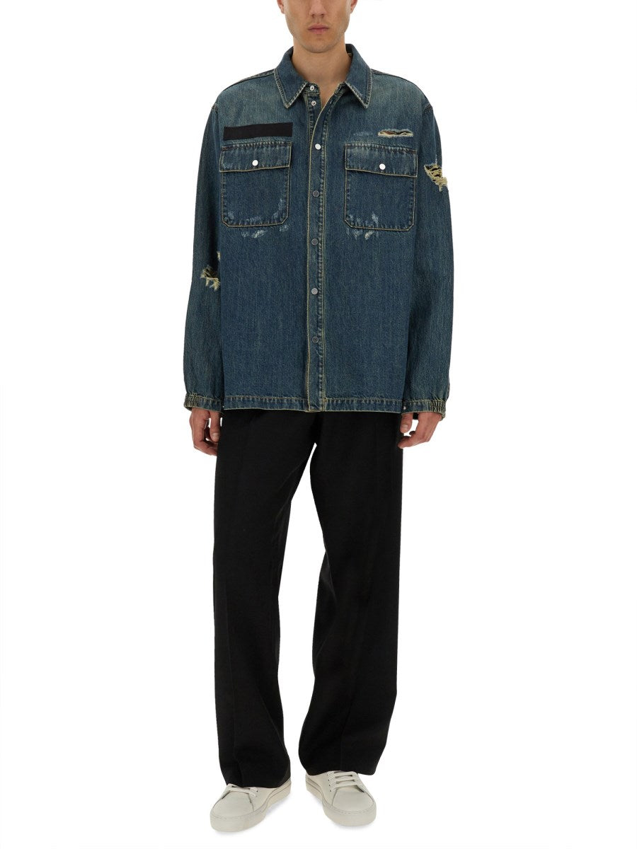 Denim Uniform Shirt