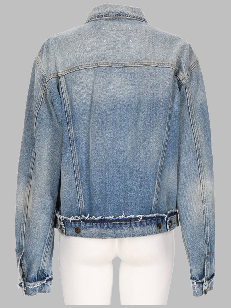 Raw-Hem Denim Jacket