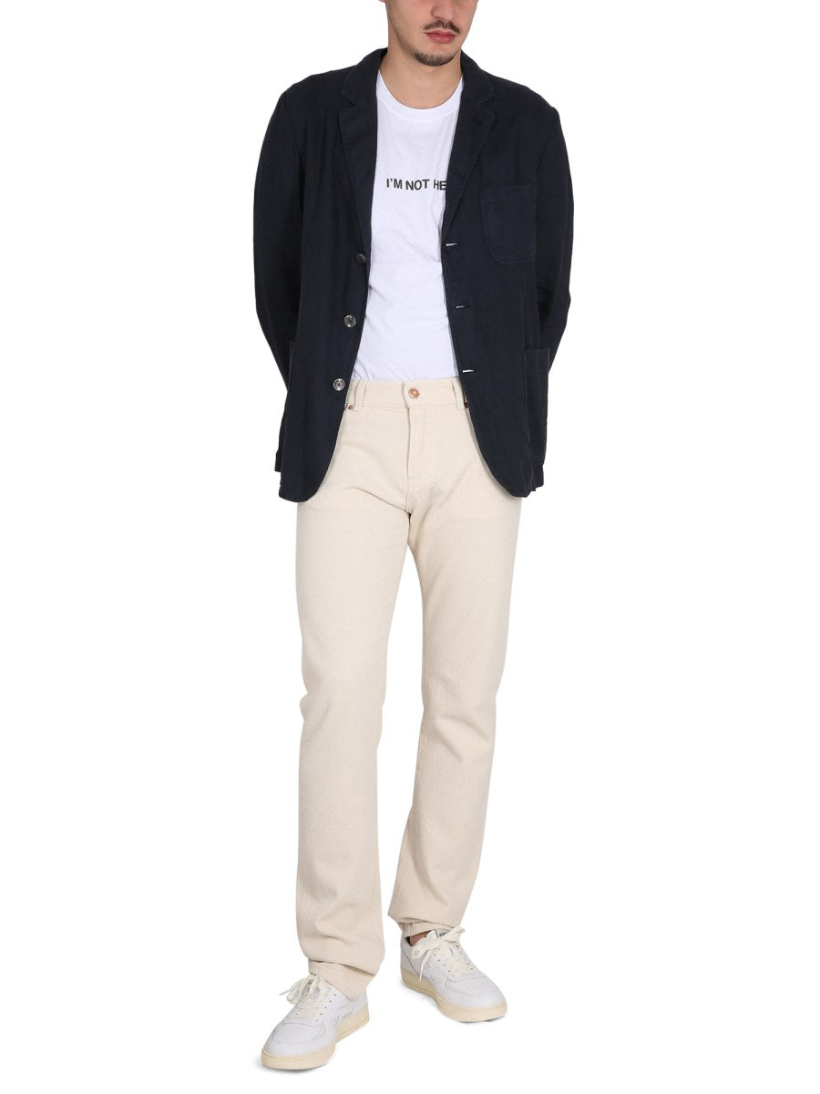 Straight Jeans in Powder