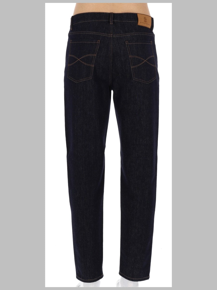 Straight Jeans in Dark Rinse