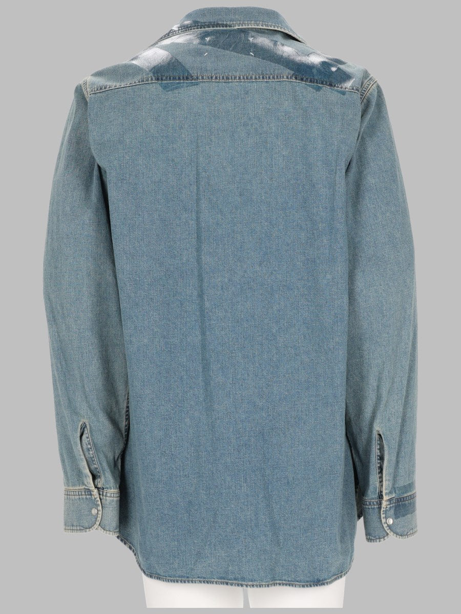 Taped Denim Shirt