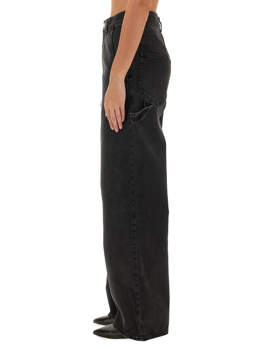 Solene Wide Jeans in Black