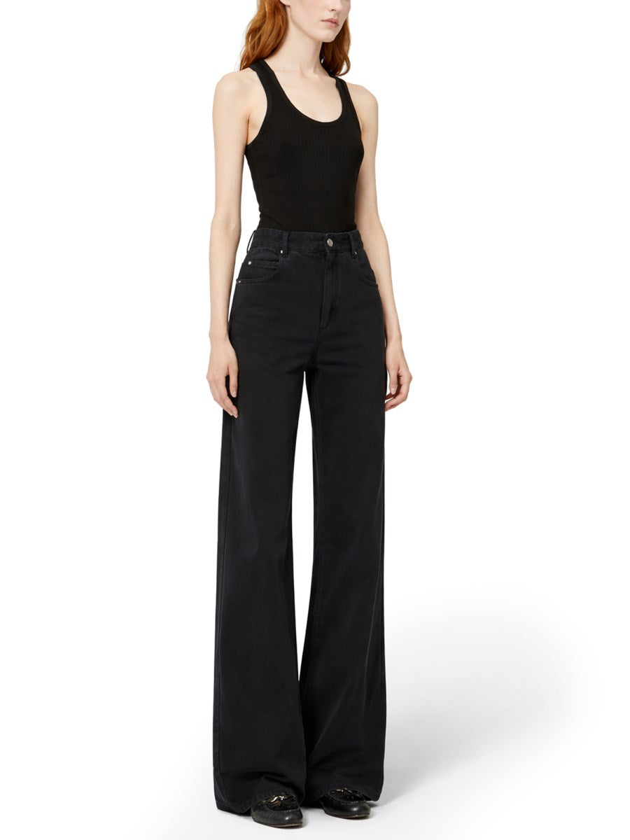 Belvira Flare Jeans in Black