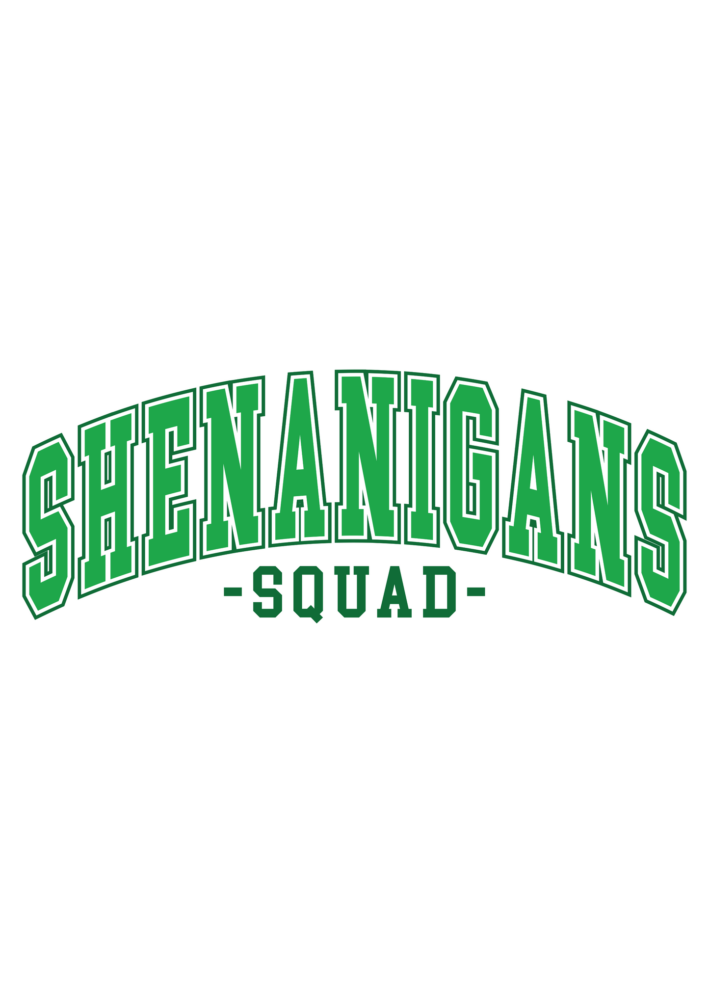 Shenanigans Squad Unisex Bamboo/Cotton Graphic T-Shirt
