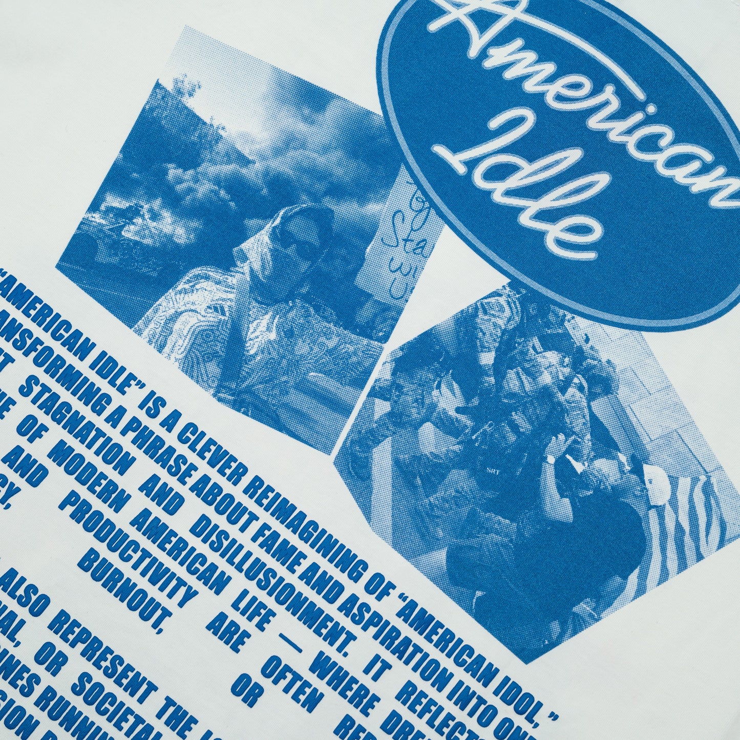 American Idle Tee - Cream