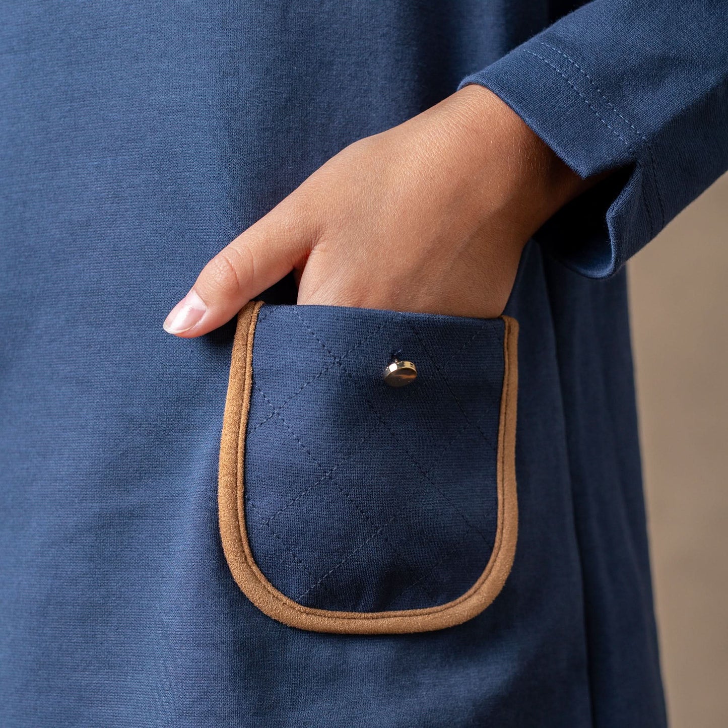 Quilted Ponte Riding Dress
