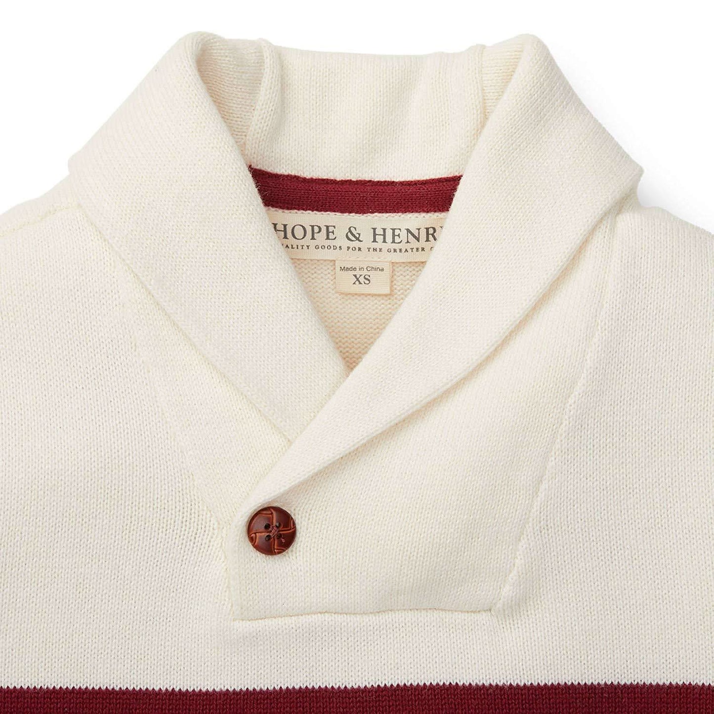 Shawl Collar Organic Sweater - Baby