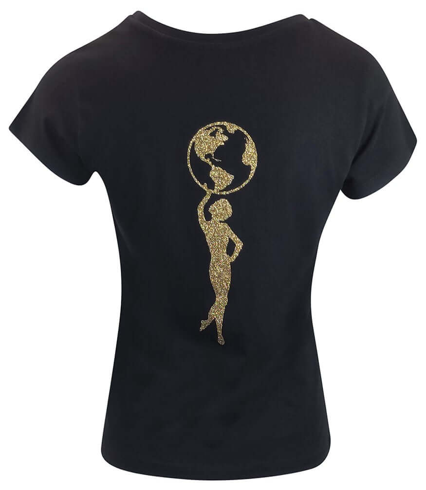 Designing Hollywood X Madison Maison™ Cotton Black Star Lady T Shirt