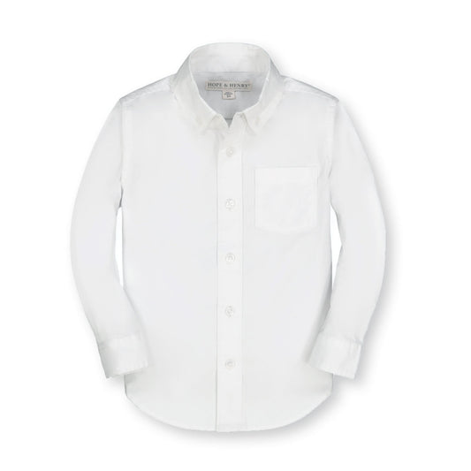 Stretch Poplin Organic Button Down Shirt
