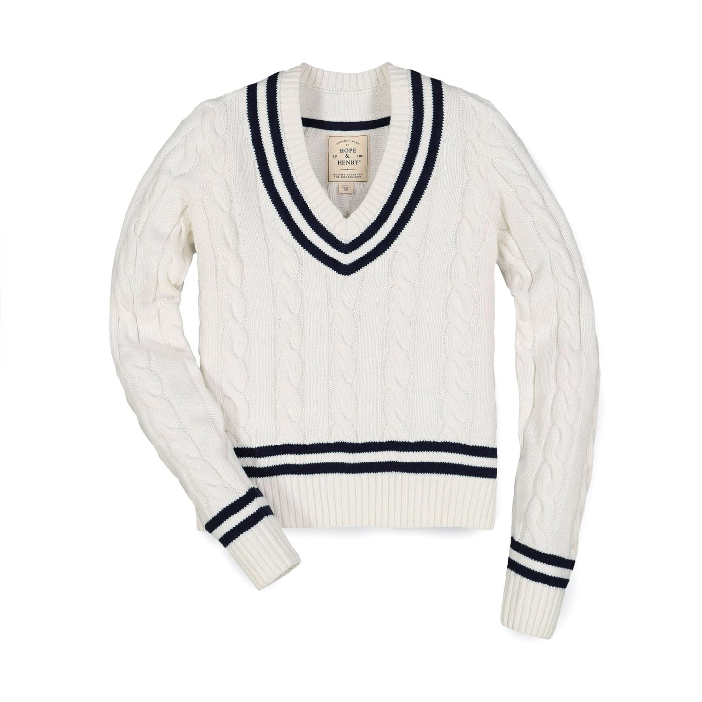 V-Neck Cricket Sweater