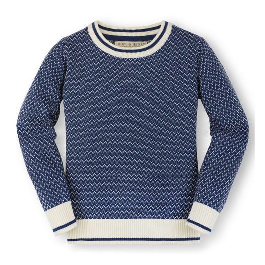 Crew Neck Pullover Organic Sweater - Baby