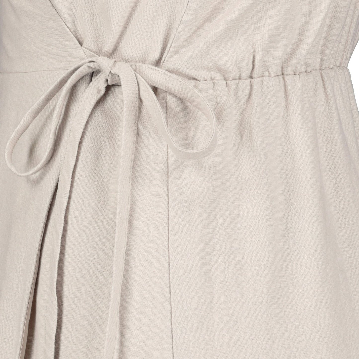 Ruffle Hem Wrap Dress