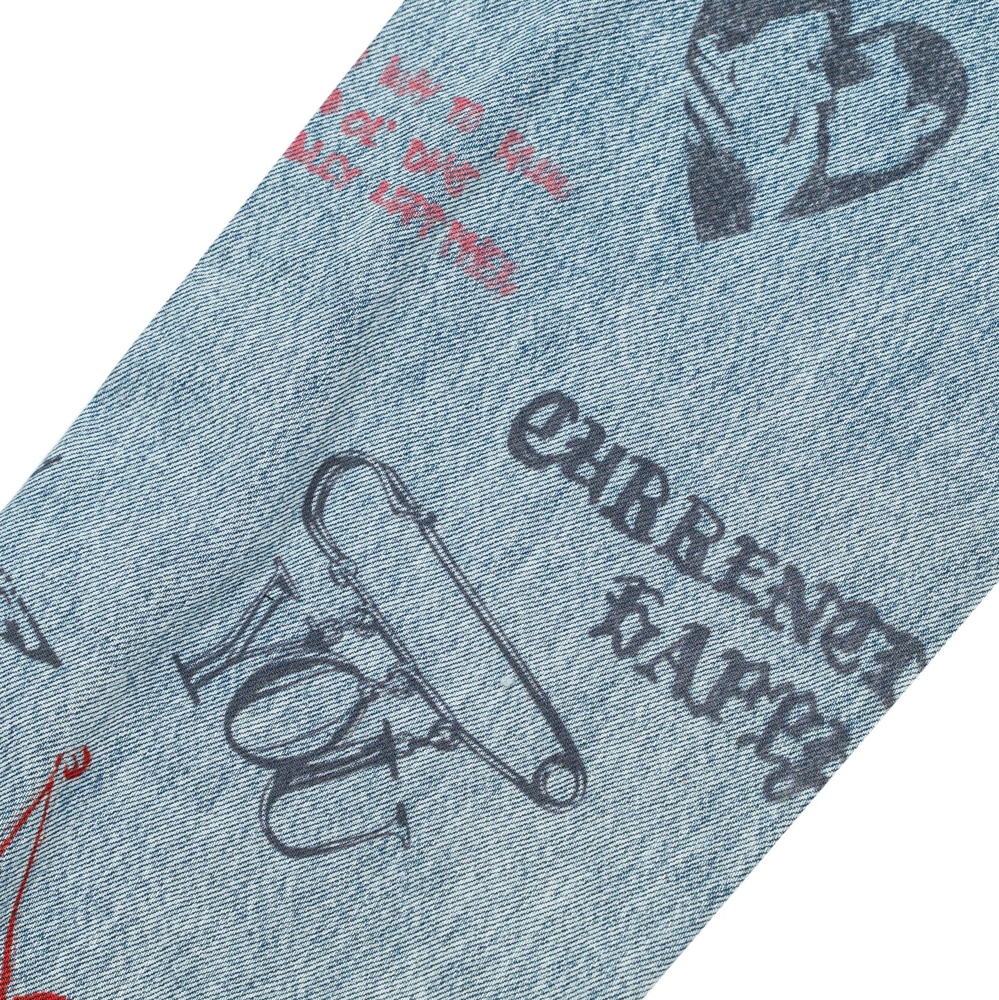 Graffiti Denim - Blue Wash