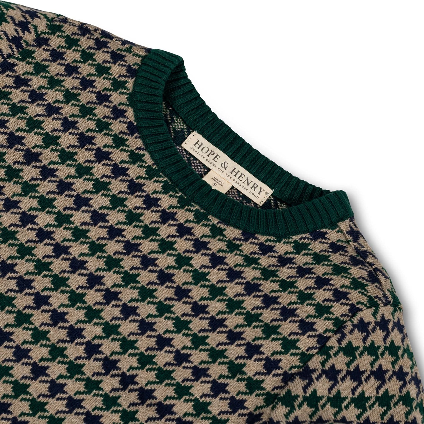 Crew Neck Pullover Organic Sweater