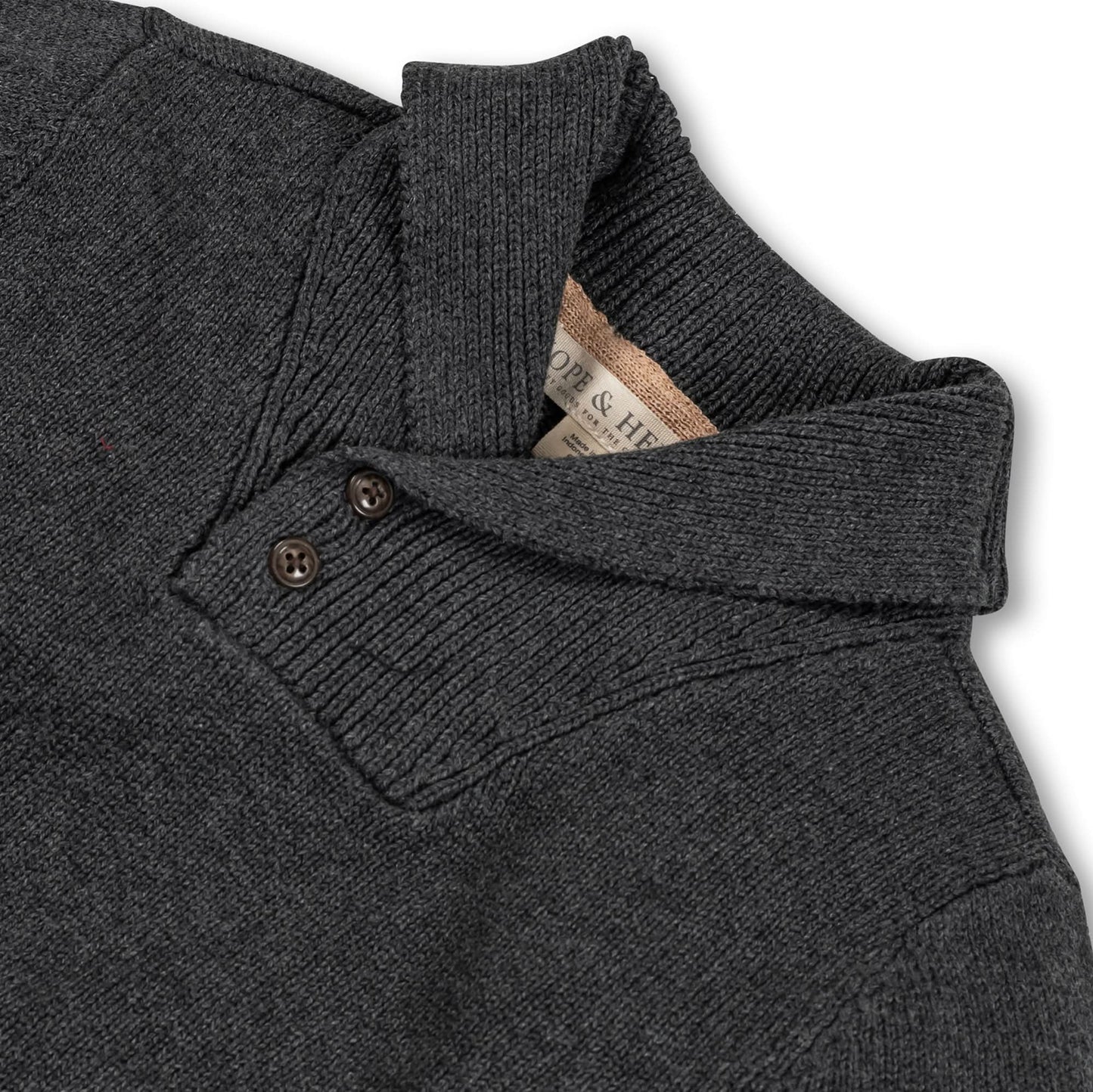 Shawl Collar Organic Sweater - Baby