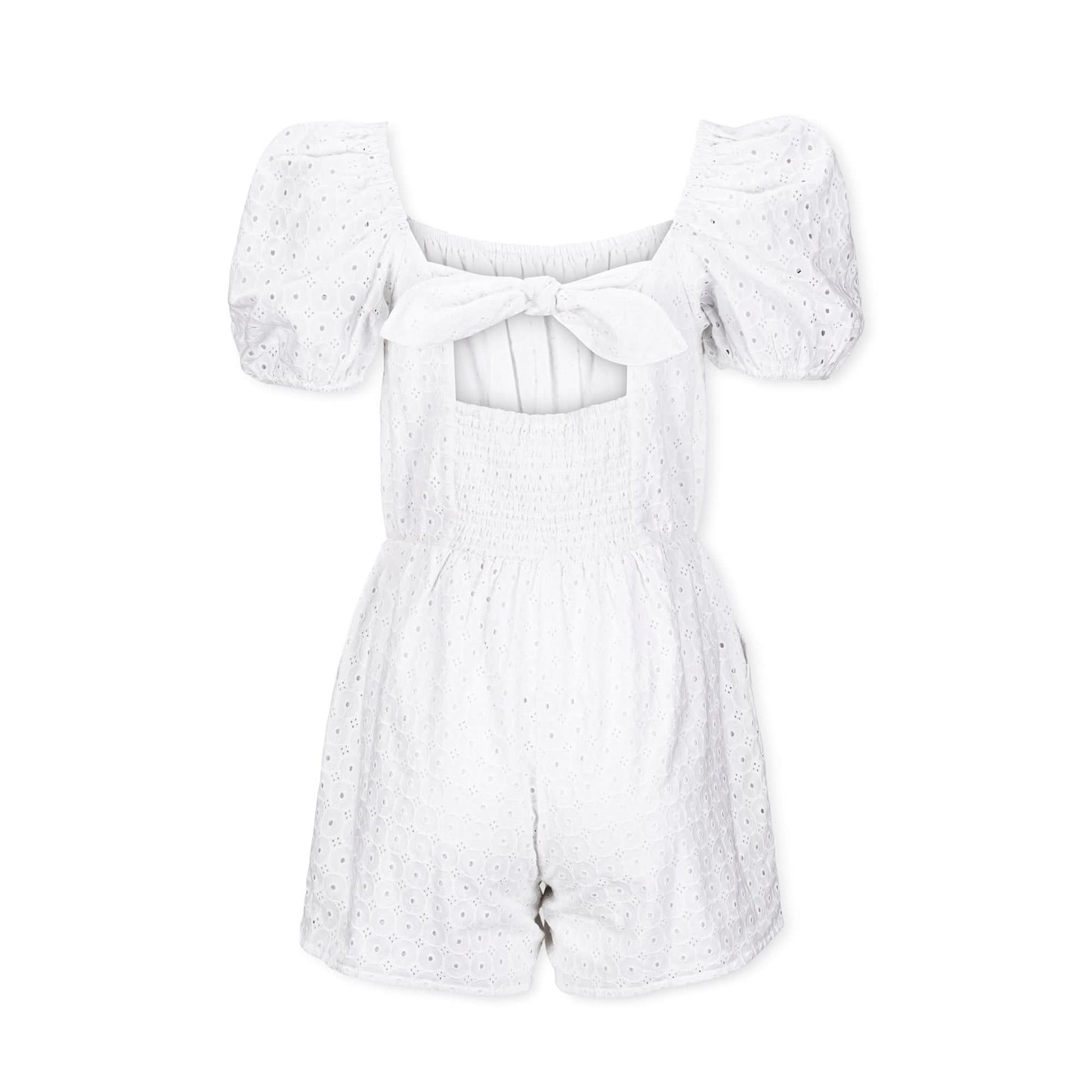 Organic Eyelet Romper