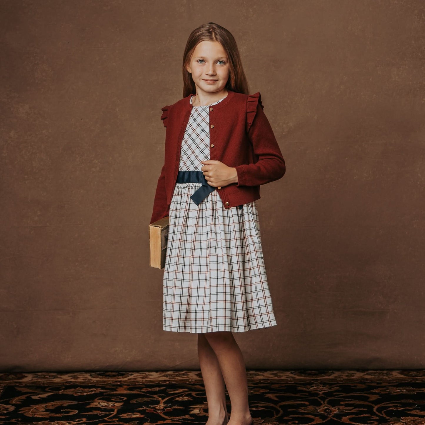 Organic Stretch Poplin Sash Dress - Baby