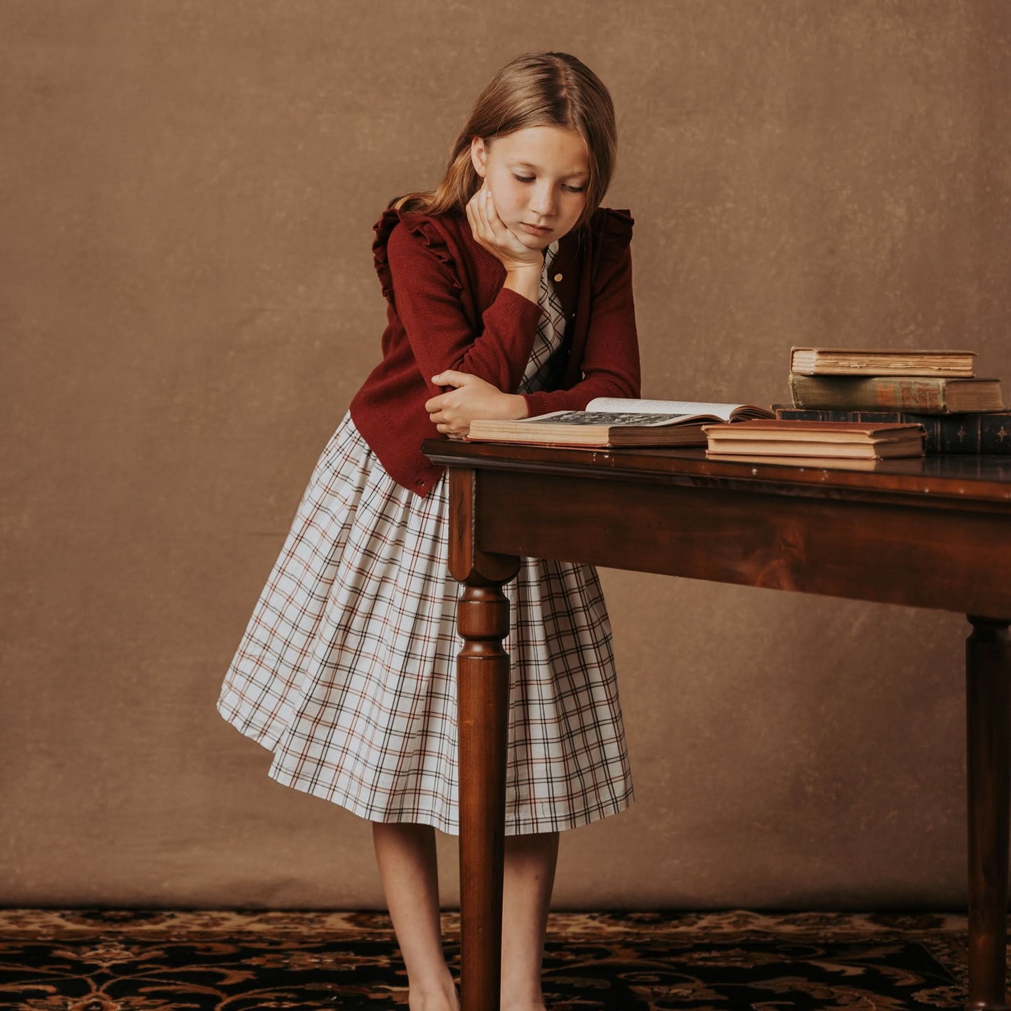 Organic Stretch Poplin Sash Dress - Baby