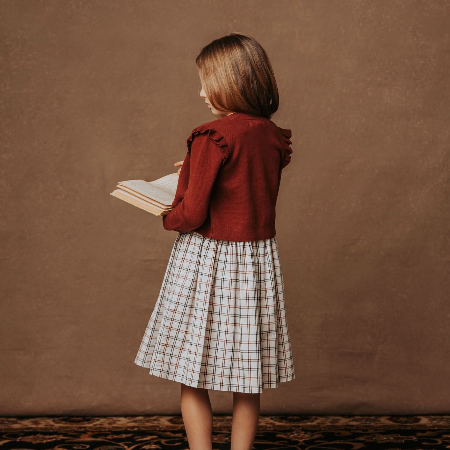 Organic Stretch Poplin Sash Dress - Baby