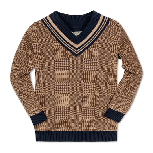 Organic Intarsia Cricket Sweater