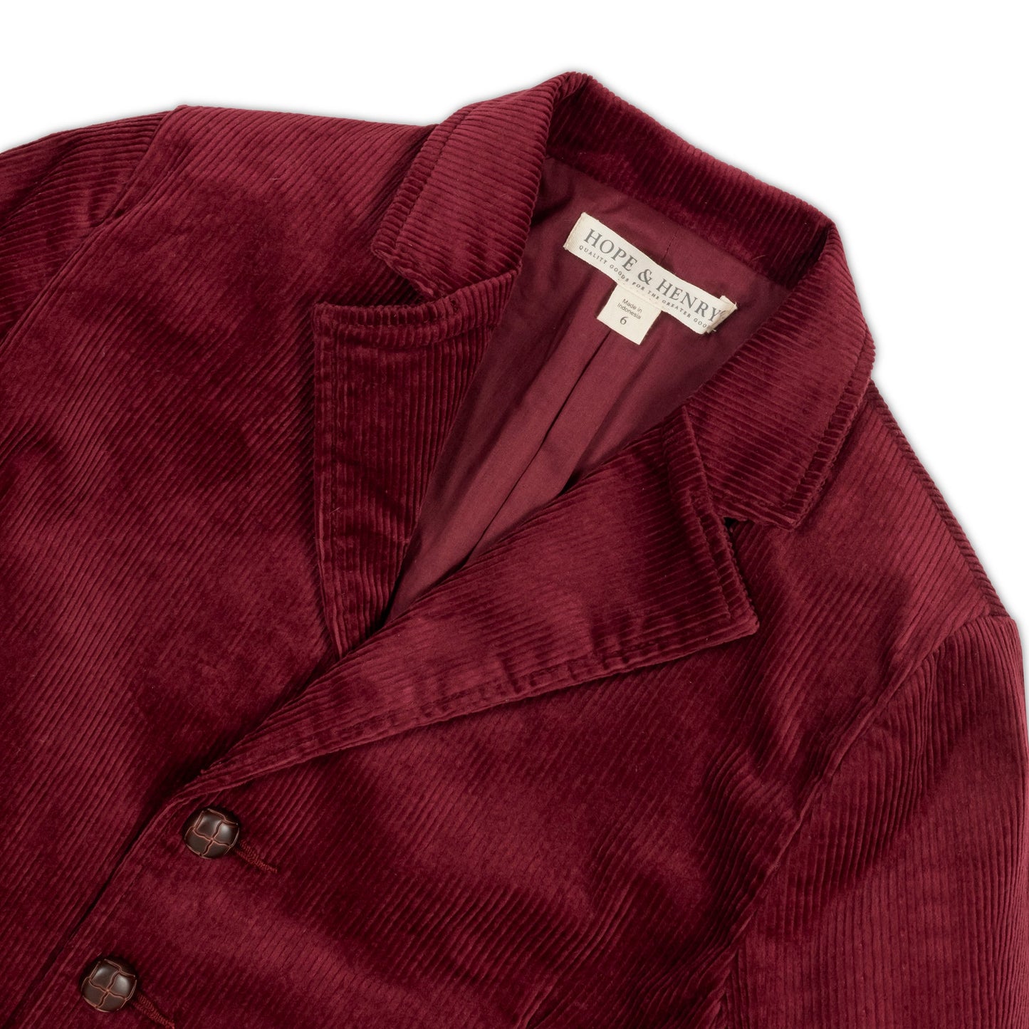 Organic Corduroy Blazer