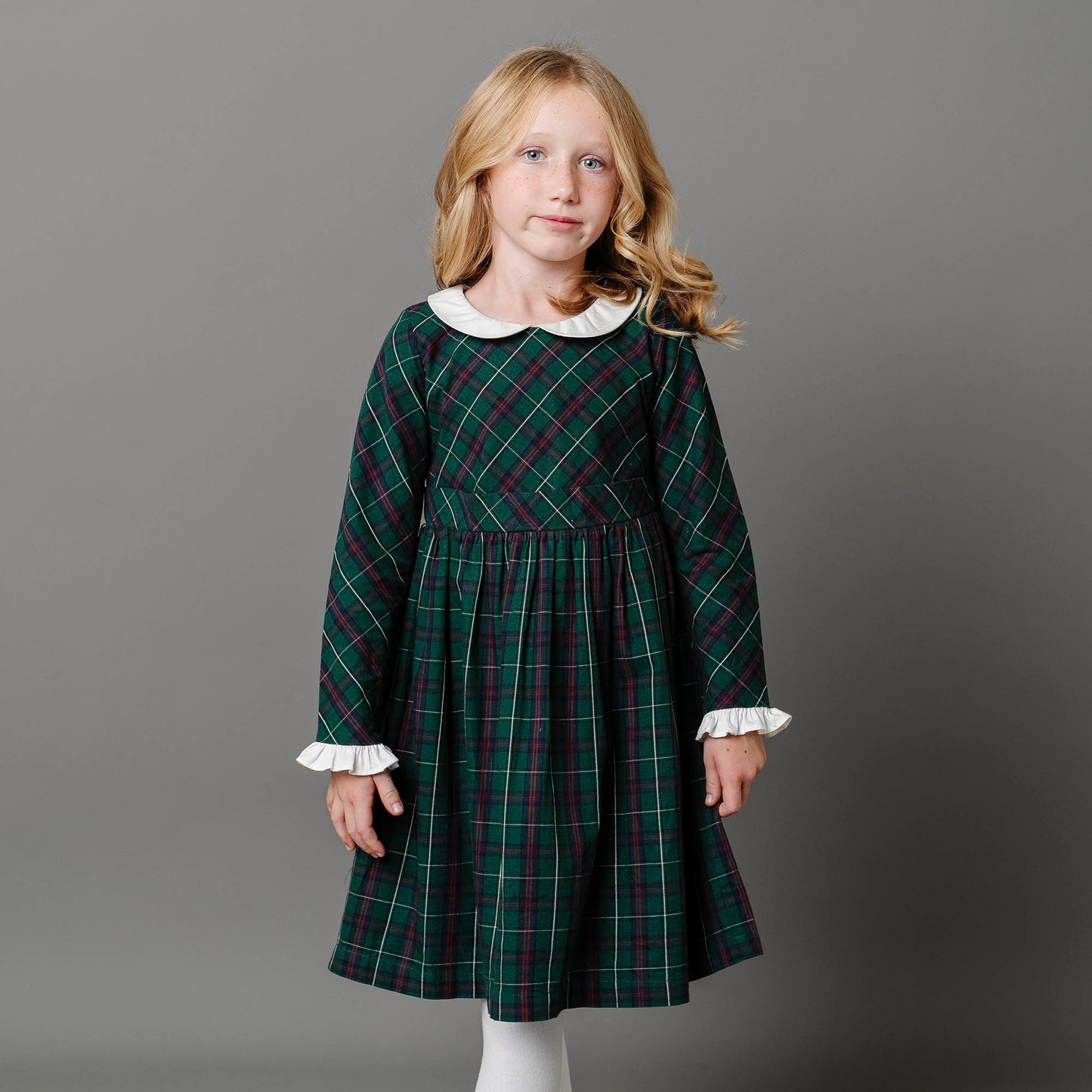 Organic Ruffle Cuff Party Dress
