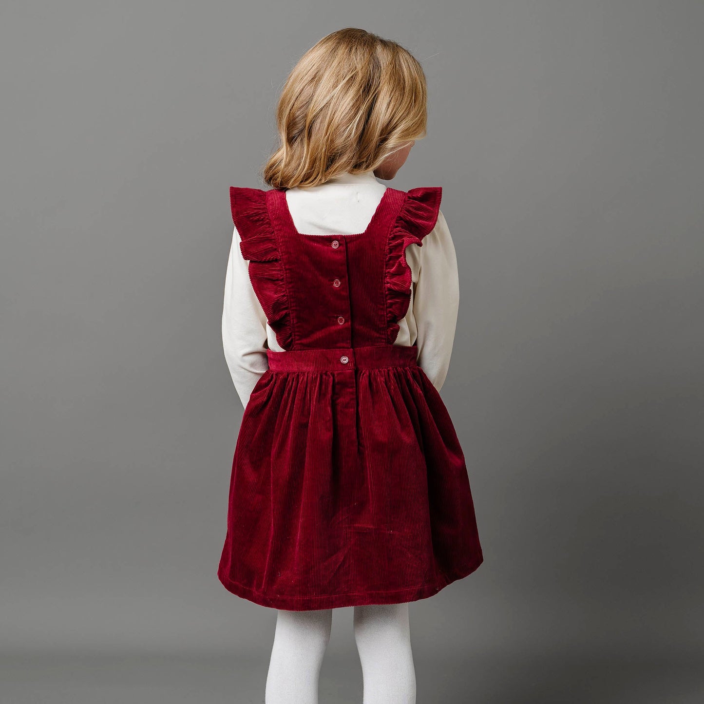 Organic Corduroy Ruffle Jumper - Baby