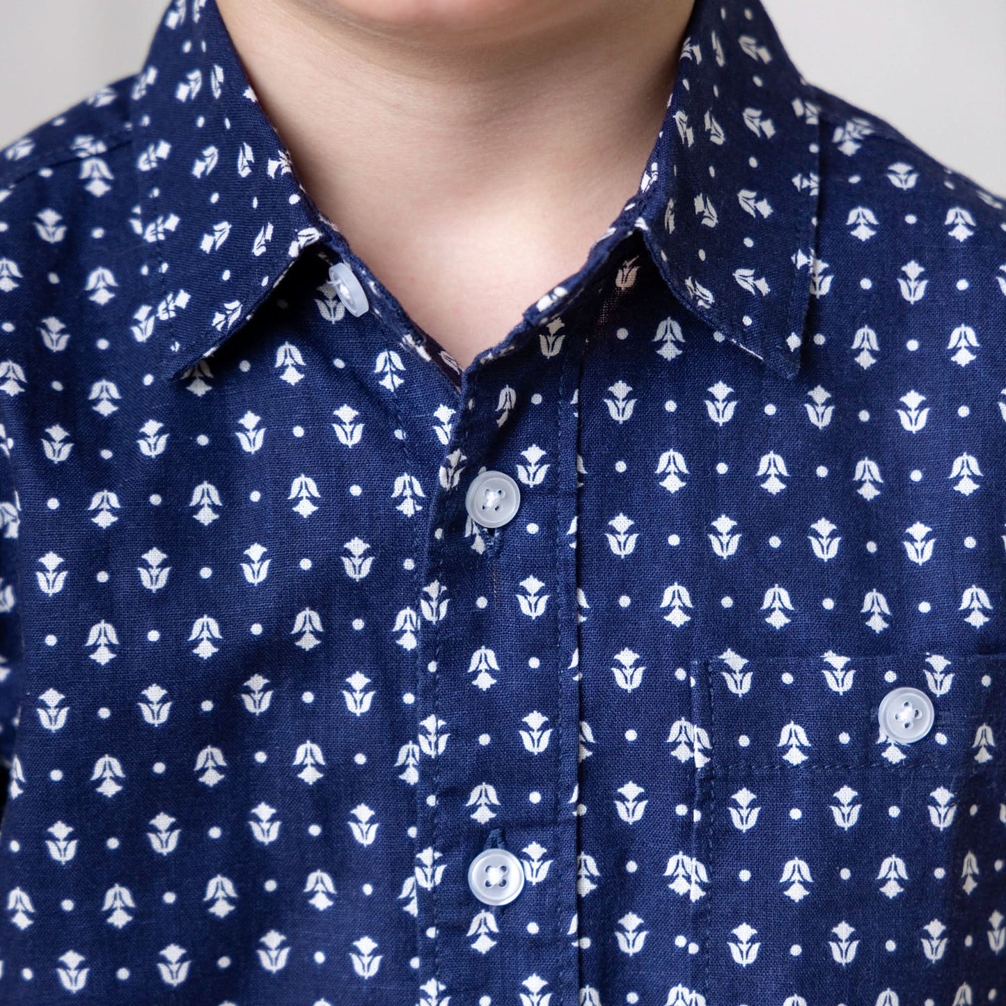 Linen Short Sleeve Button Down Shirt