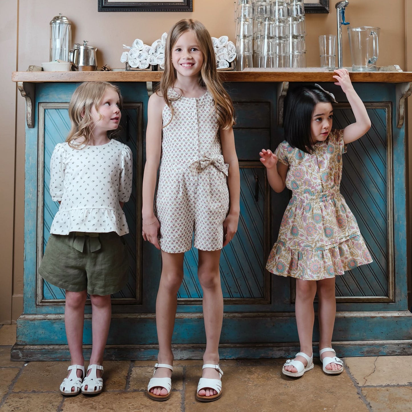 Linen Pull-On Paperbag Shorts