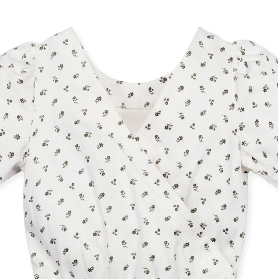 Organic Knit Flutter Romper