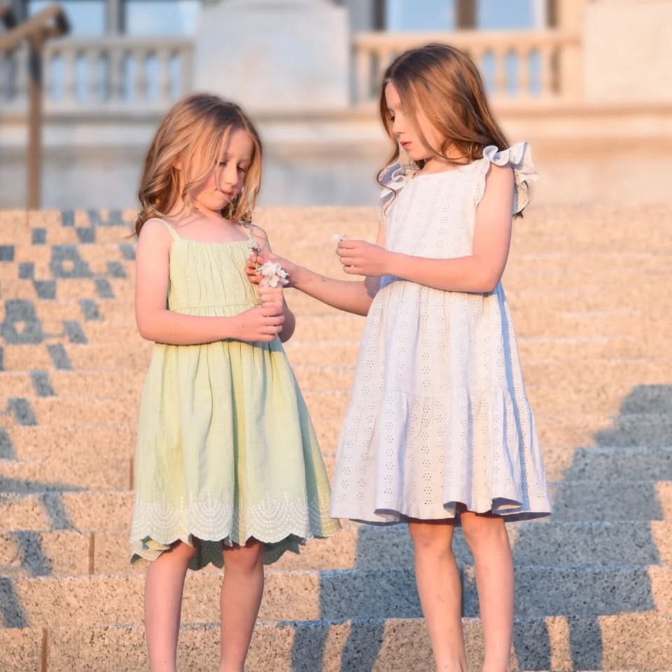 Ruched Organic Party Dress