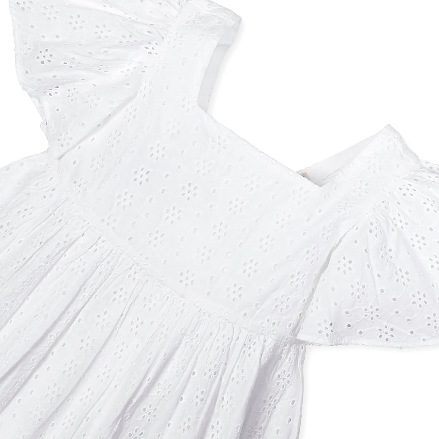 Flutter Sleeve Organic Empire Dress