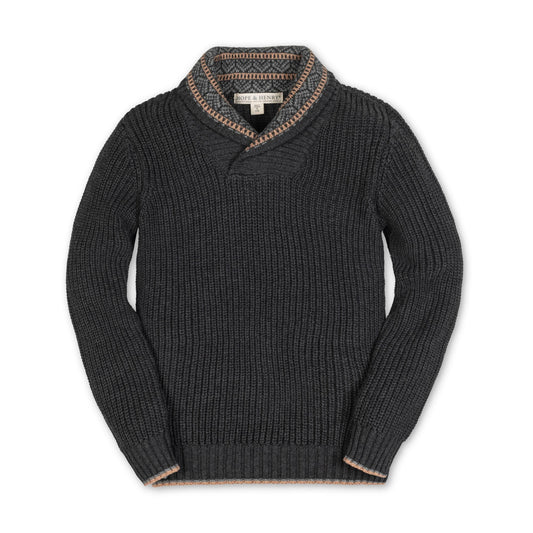 Organic Shawl Collar Sweater
