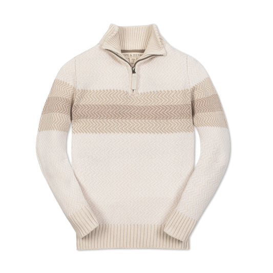 Organic Half Zip Sweater