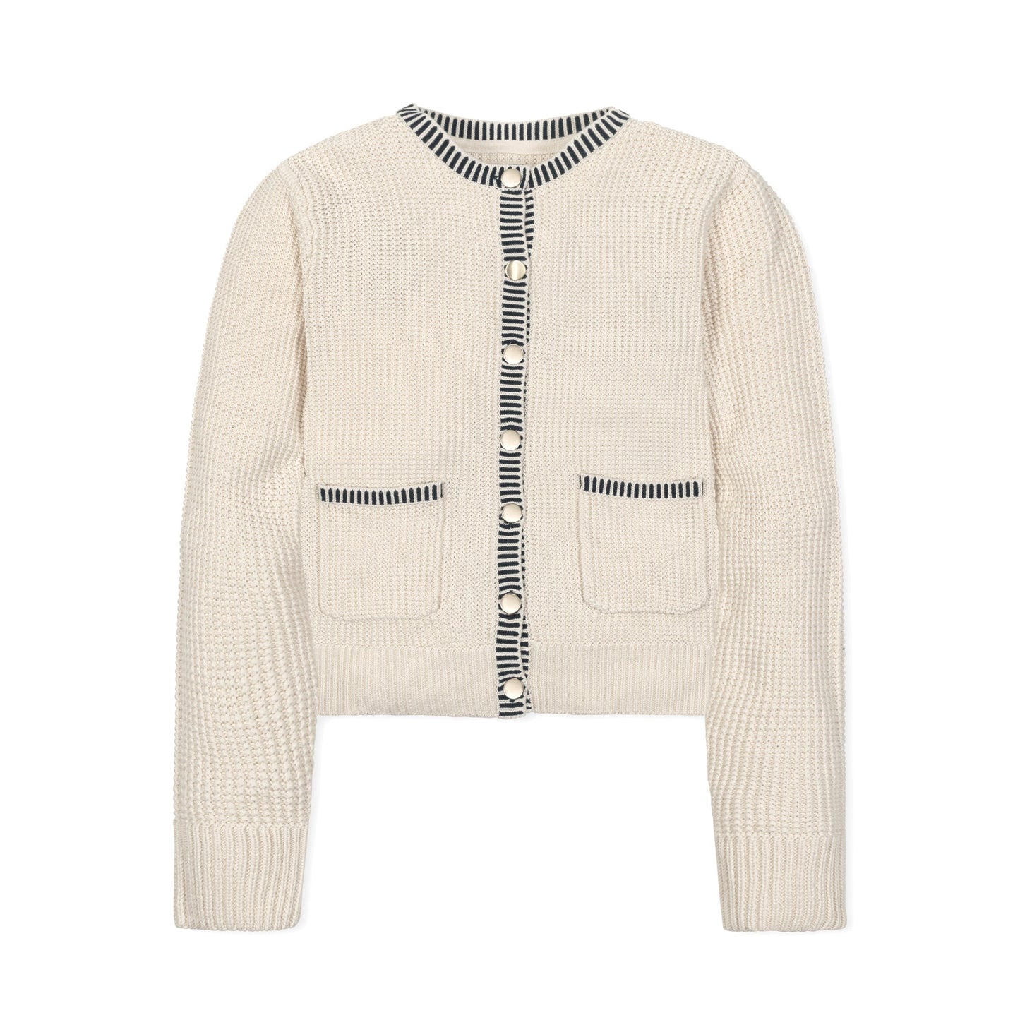 Organic Tweed Sweater Cardigan