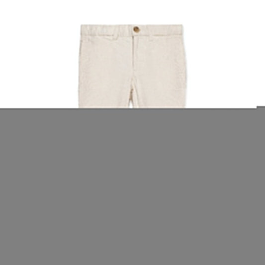 Organic Seersucker Suit Pant Tan