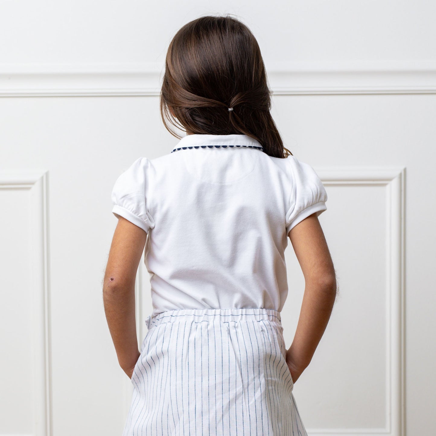 Organic Puff Sleeve Polo