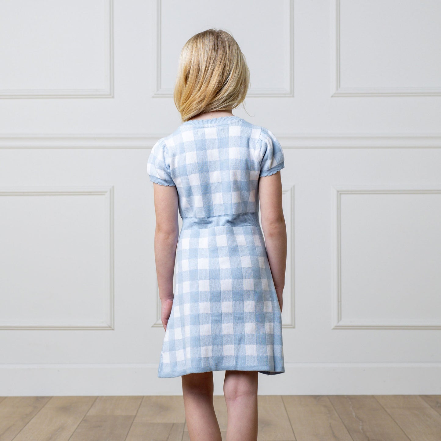Organic Button Front Sweater Dress