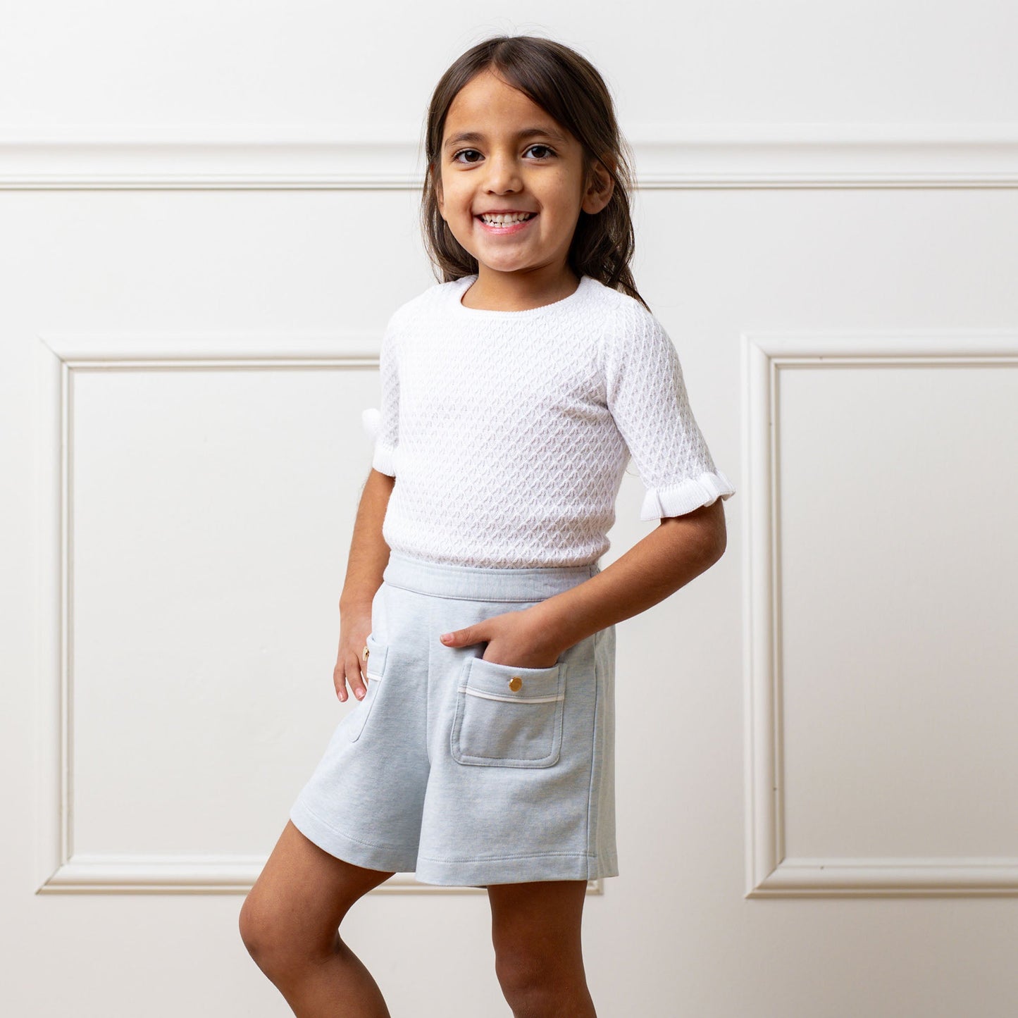 Organic French Terry Pull-On Short