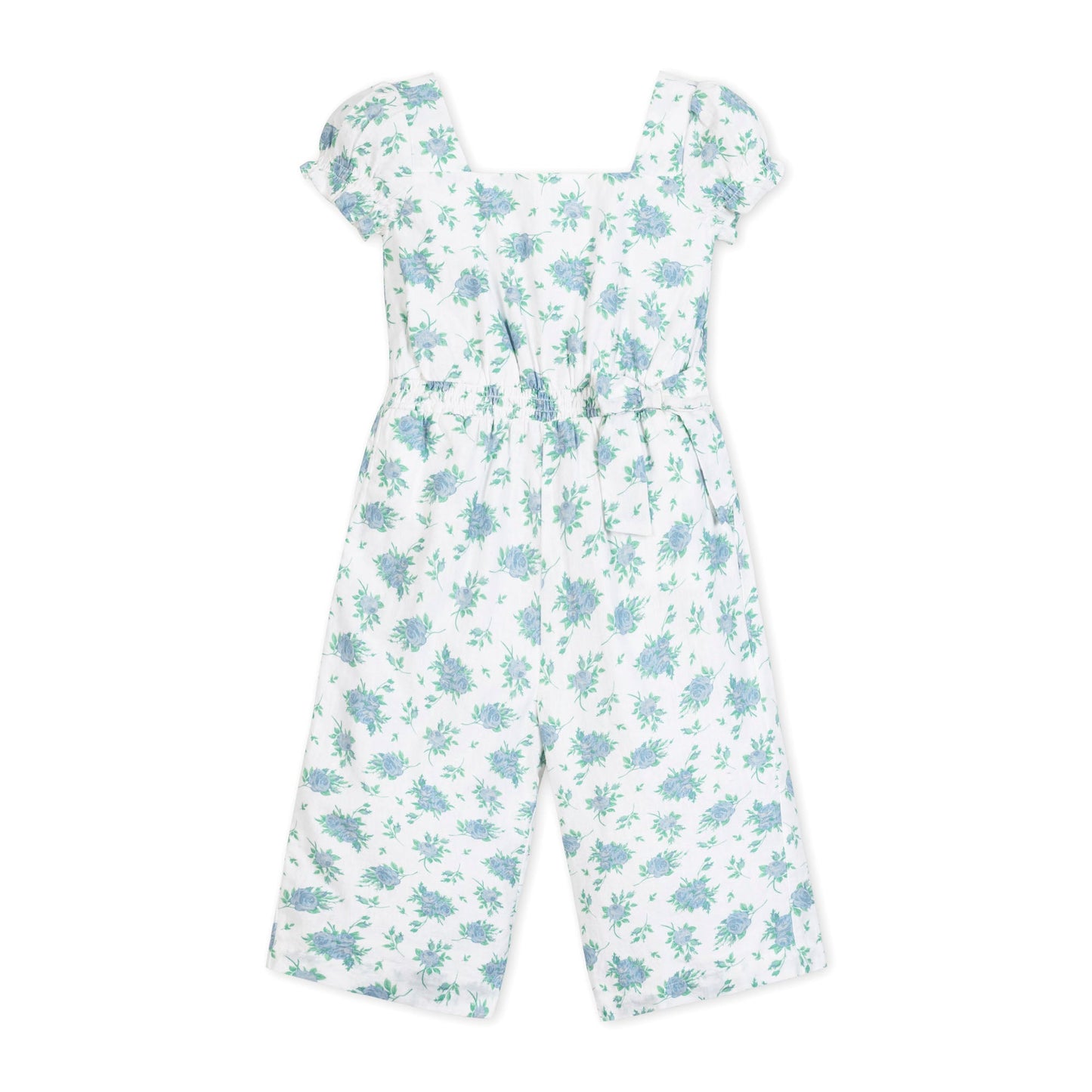 Linen Puff Sleeve Jumpsuit