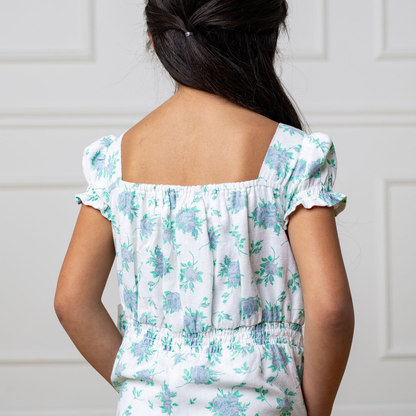 Linen Puff Sleeve Jumpsuit